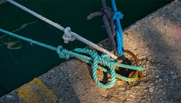 نگهداری درست و اصولی از طناب باعث تضمین ایمنی می‌شود.