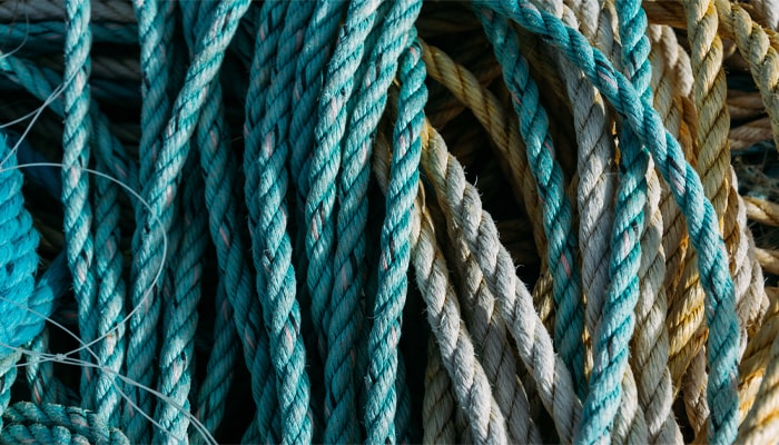 انواع طناب بر اساس الیاف تشکیل دهنده